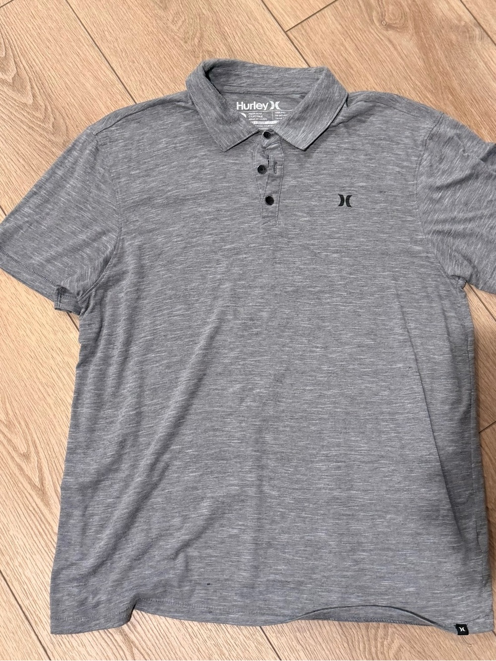 Hurley Men’s Gray Heather Polo Shirt